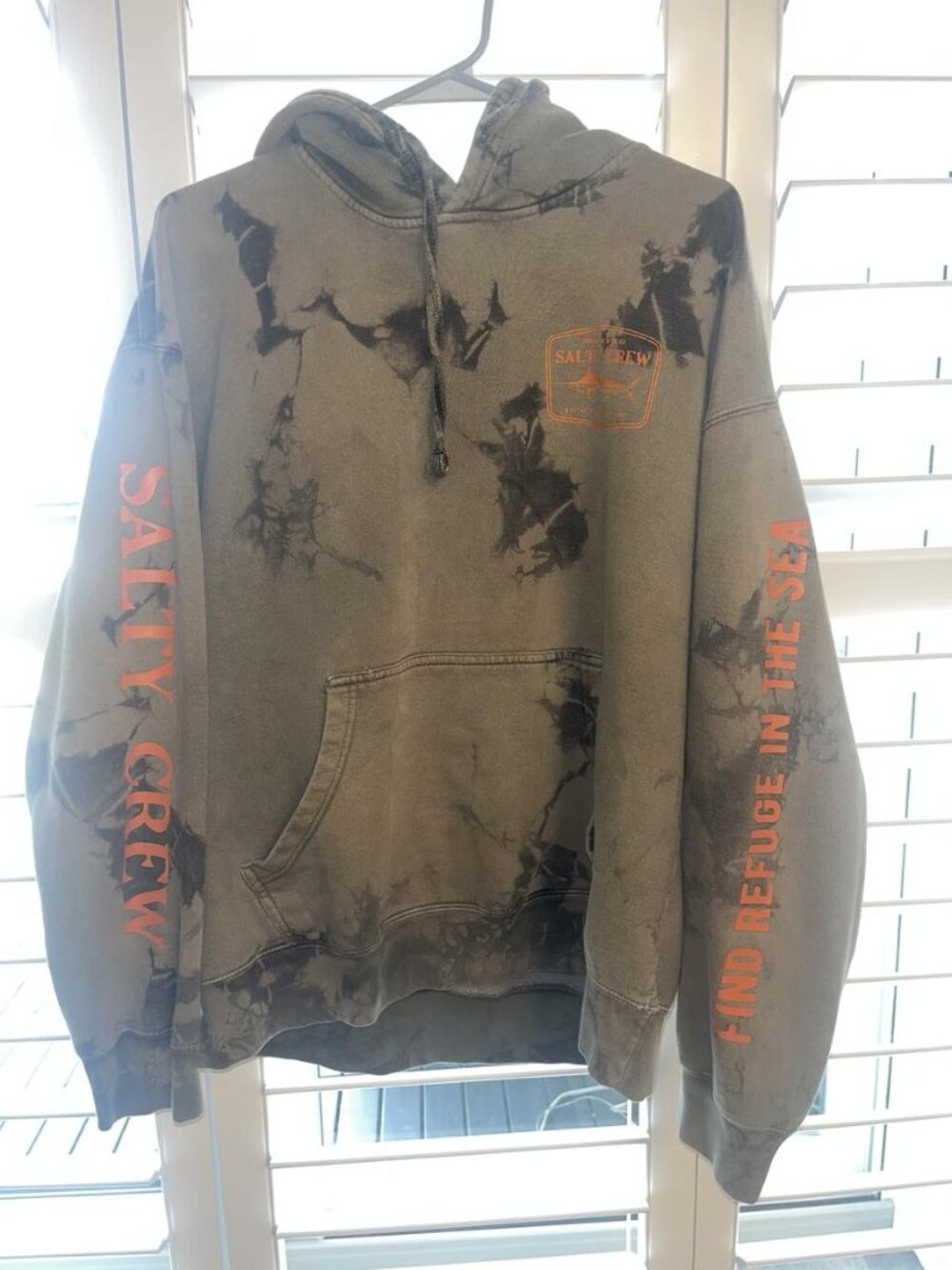 Salty Crew Find Refuge in the Sea Marlin Tie-Dye Pullover Hoodie